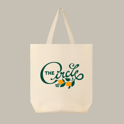 The Circle Lemon Tote Bag