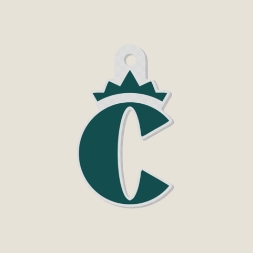 Corona "C" Keychain