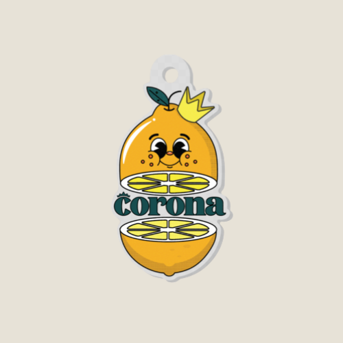 Lemon Keychain